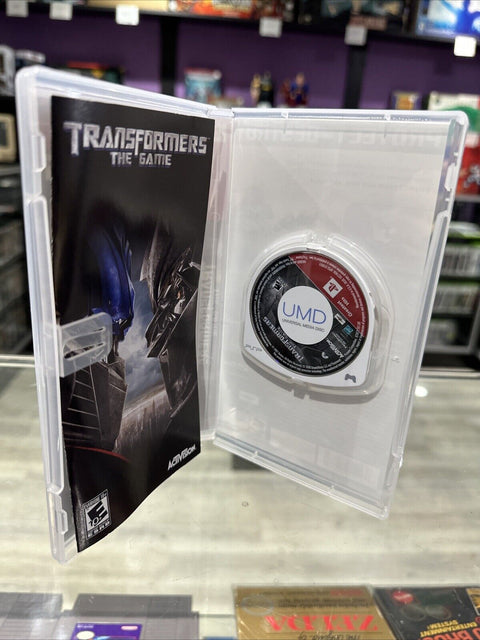 Transformers the Game (Sony PSP) CIB Complete Tested!