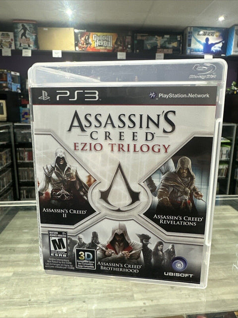 Assassin's Creed Ezio Trilogy (Sony PlayStation 3, 2012) PS3 CIB Complete