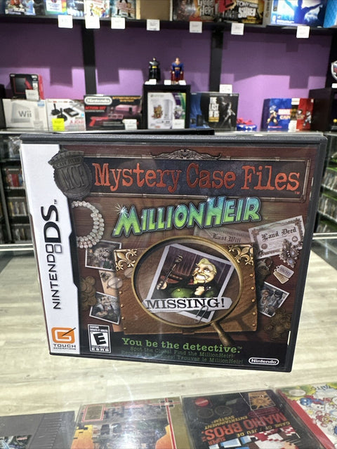 Mystery Case Files: MillionHeir (Nintendo DS, 2008) Complete Tested!