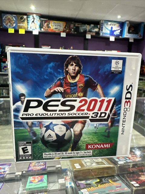 Pro Evo Soccer 2011 3D - Nintendo 3DS - CIB Complete Tested!