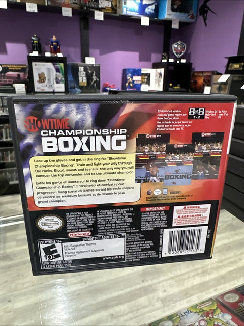 Showtime Championship Boxing Nintendo DS Very Good Complete