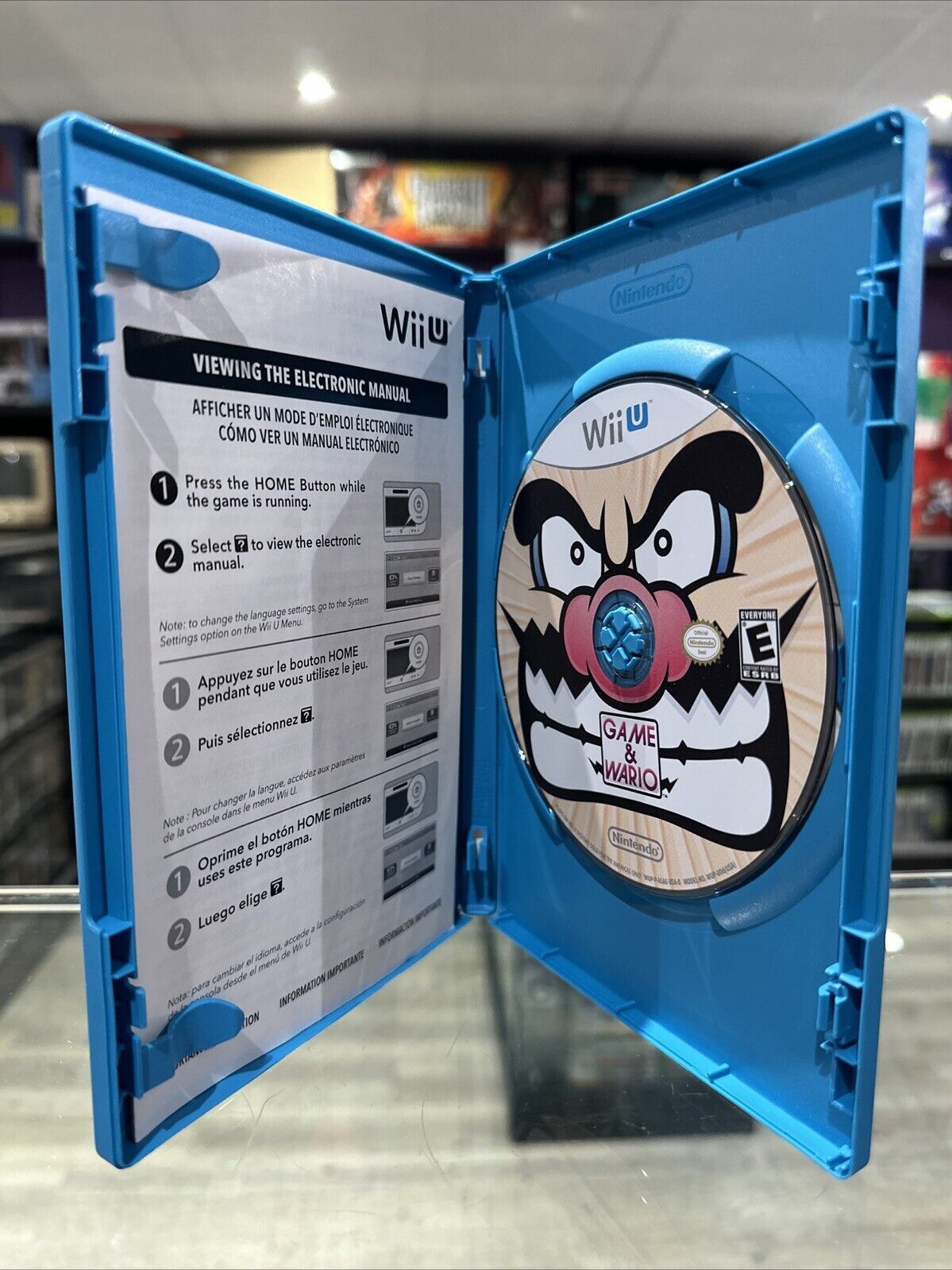 Game factory and Wario for Nintendo Wii U (CIB)