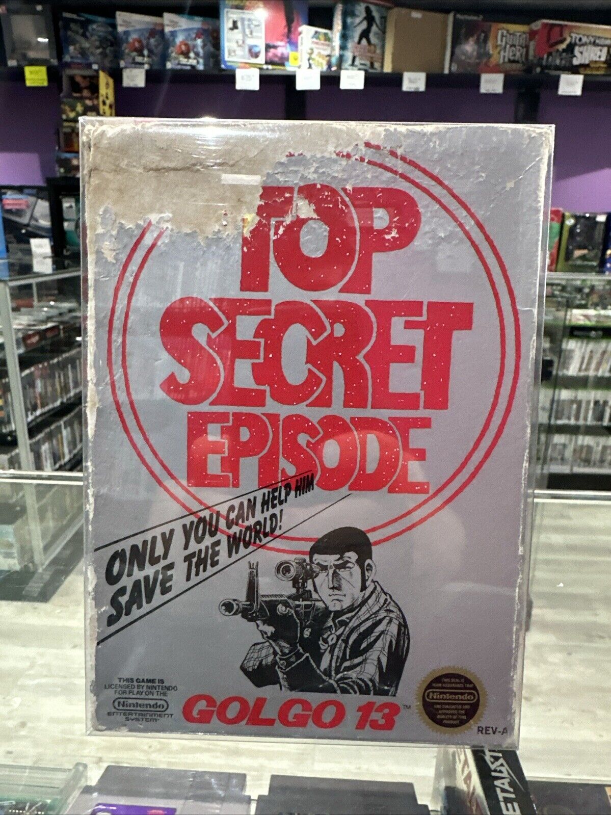 Golgo 13 Top Secret high quality Episode for Nintendo NES CIB