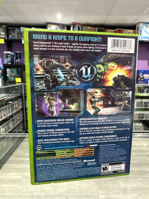 Unreal Championship 2 (Microsoft Original Xbox, 2005) Complete Tested!