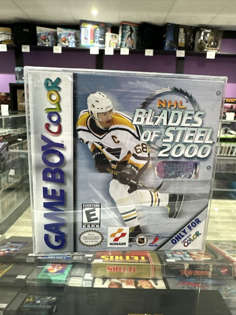 NHL Blades of Steel 2000 (Nintendo Game Boy Color, 2000) GBC CIB Complete Tested