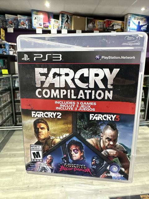 Far Cry Compilation (Sony PlayStation 3, 2014) PS3 CIB Complete Tested!