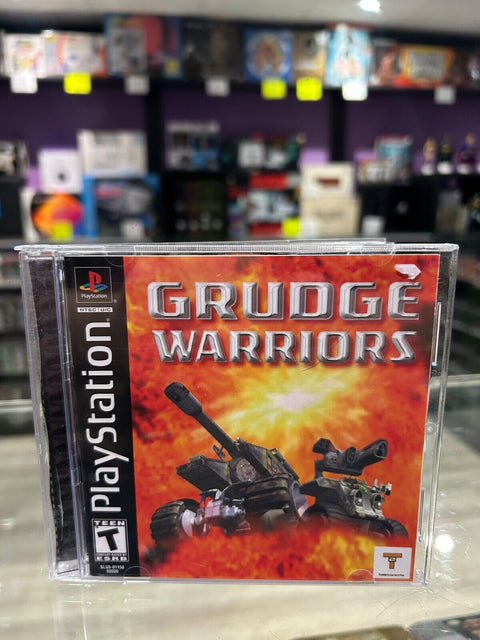 Grudge Warriors (Sony PlayStation 1, 2000) PS1 CIB Complete Tested!