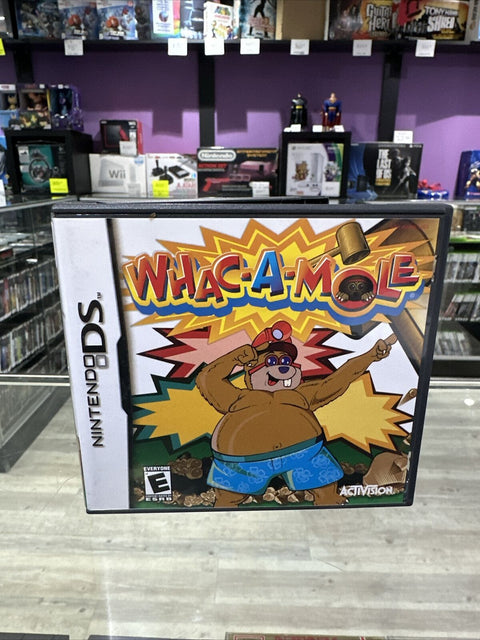 Whac-A-Mole (Nintendo DS, 2005) CIB Complete Tested!