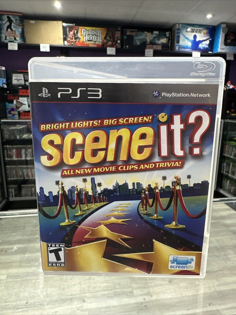 Scene It Bright Lights Big Screen (Sony PlayStation 3, 2009) PS3 CIB Complete