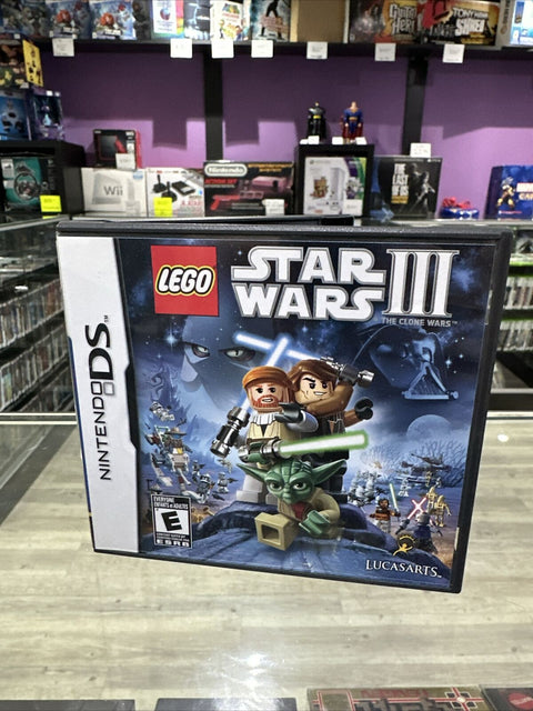 NEW SEALED Lego Star Wars III: The Clone Wars 2011 - Nintendo DS Complete