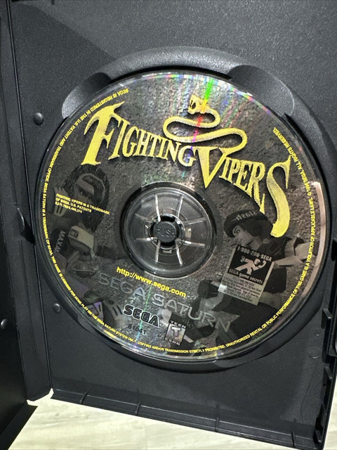 Fighting Vipers (Sega Saturn, 1996) Authentic Disc Only - Tested!