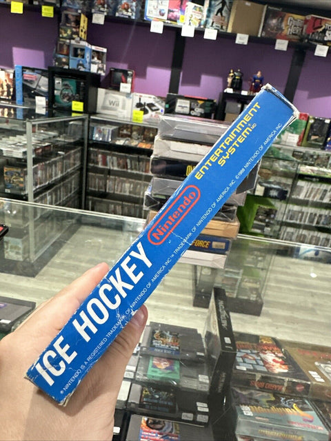 Ice Hockey (Nintendo NES) In Box - Tested!