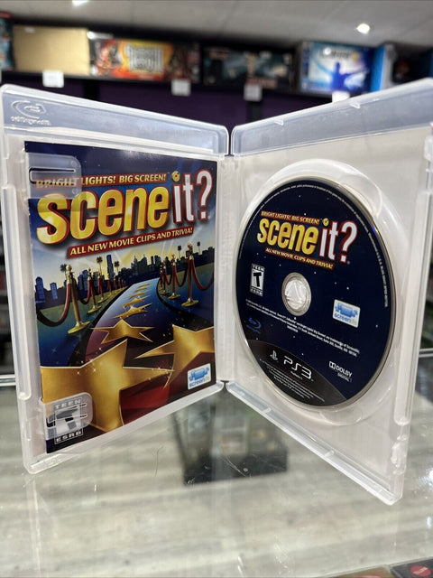 Scene It Bright Lights Big Screen (Sony PlayStation 3, 2009) PS3 CIB Complete