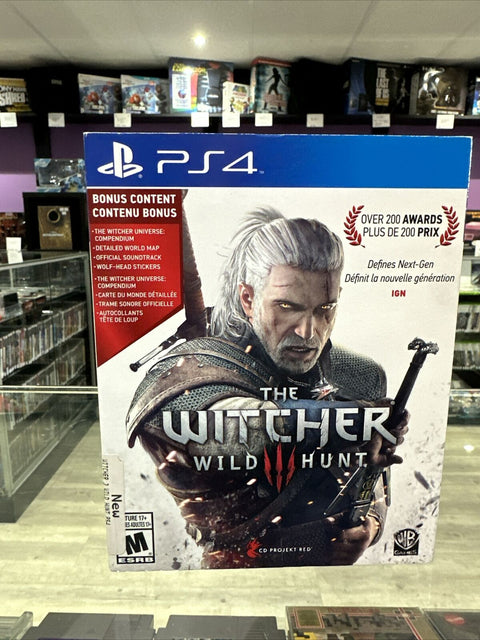 The Witcher 3 III Wild Hunt Game of the Year Edition Playstation 4 PS4 Complete