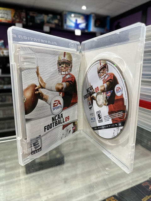 NCAA Football 09 (PlayStation 3, 2008) PS3 Complete CIB Tested!