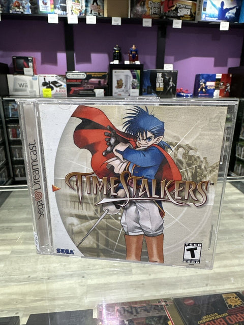 Time Stalkers (Sega Dreamcast, 2000) CIB Complete Tested!