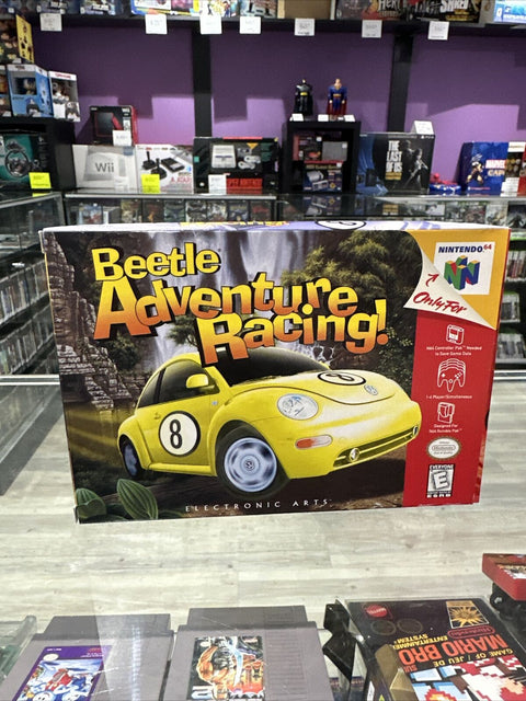 Beetle Adventure Racing (Nintendo 64, 1999) N64 In Box No Manual - Tested!