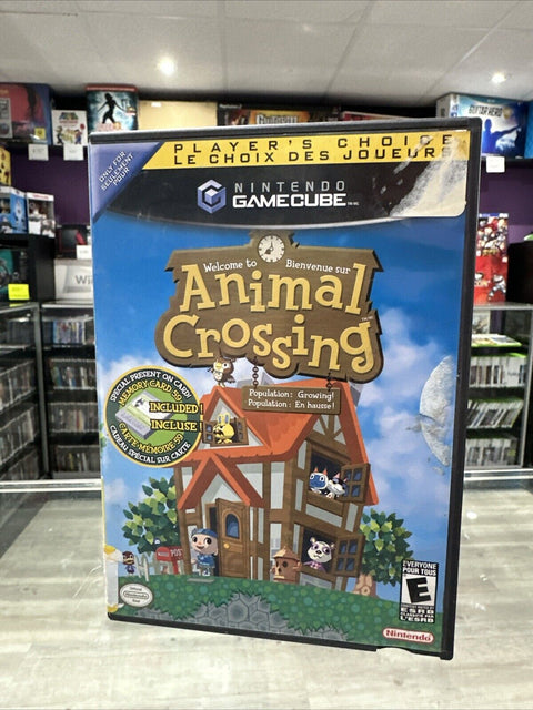 Animal Crossing (Nintendo GameCube, 2002) Players Choice CIB Complete Tested!