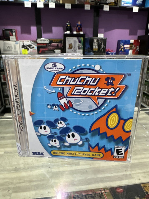 ChuChu Rocket (Sega Dreamcast, 2000) CIB Complete Tested!