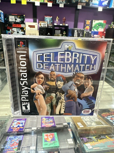 MTV Celebrity Deathmatch (Sony PlayStation 1, 2003) PS1 Complete Tested!