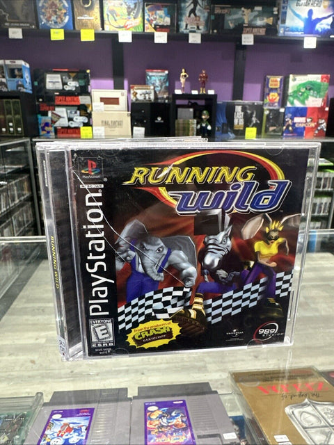 Running Wild (Sony PlayStation 1, 1998) PS1 CIB Complete Tested!