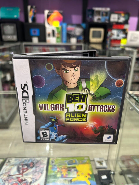 Ben 10: Alien Force - Vilgax Attacks (Nintendo DS, 2009) CIB Complete Tested!