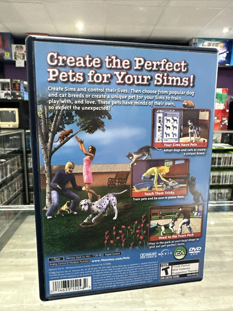 The Sims 2: Pets (Sony Playstation 2 PS2) CIB Complete Tested!