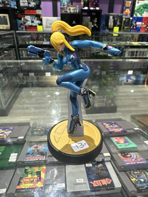 Nintendo Amiibo Super Smash Brothers Zero Suit Samus - Switch Wii U 3DS