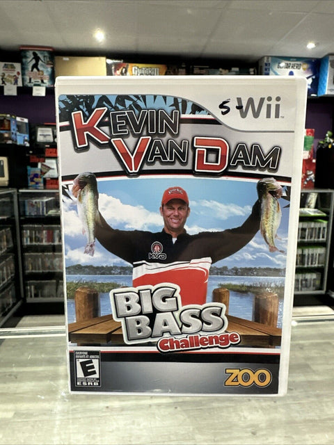 Kevin VanDam: Big Bass Challenge (Nintendo Wii, 2010) CIB Complete Tested!