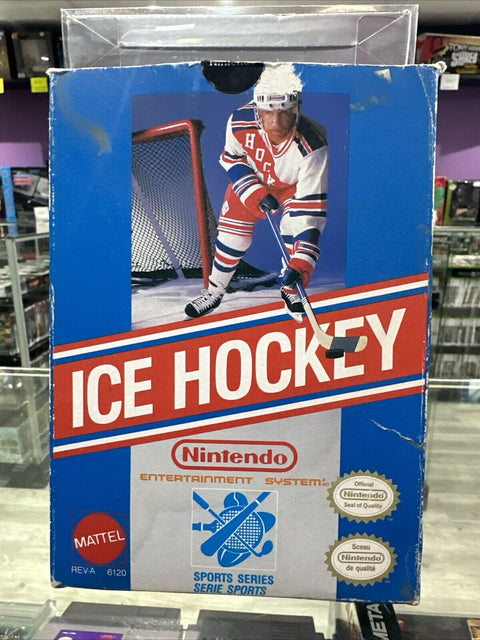 Ice Hockey (Nintendo NES) In Box - Tested!