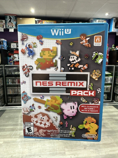 NES Remix Pack (Nintendo Wii U, 2014) CIB Complete Tested!