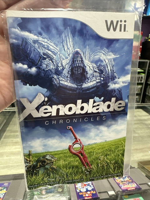 *Manual Only* Xenoblade Chronicles Nintendo Wii - Instruction Booklet