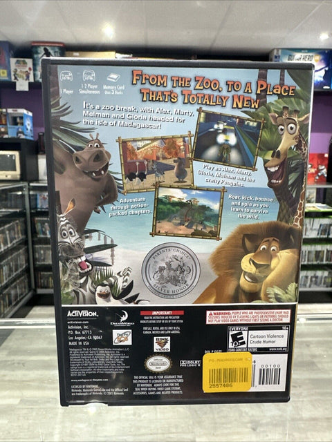 Madagascar (Nintendo GameCube, 2005) CIB Complete Tested!