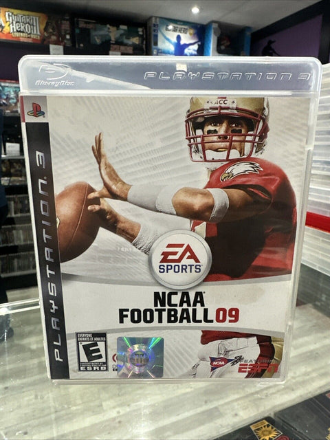 NCAA Football 09 (PlayStation 3, 2008) PS3 Complete CIB Tested!