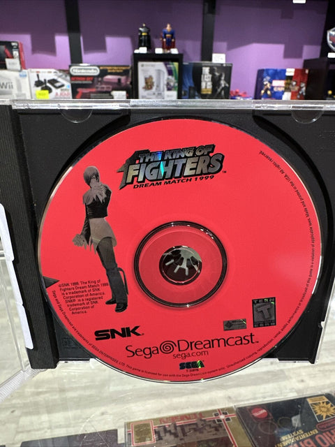 King of Fighters: Dream Match 1999 (Sega Dreamcast, 1999) Disc Only Tested!