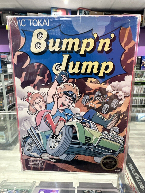 Bump 'n' Jump (Nintendo NES) In Box - Tested!