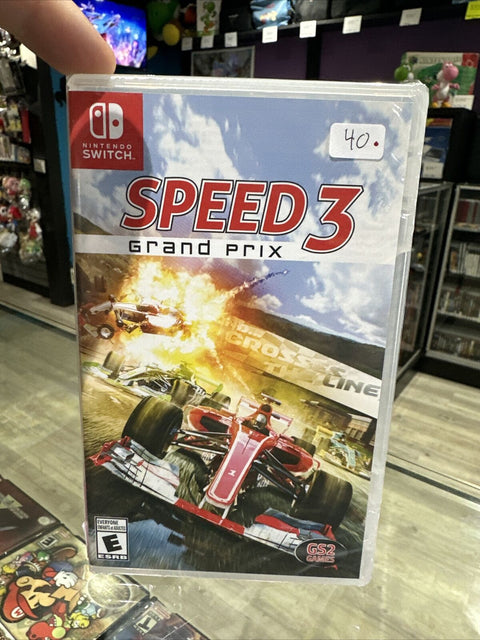 NEW! Speed 3 Grand Prix - Nintendo Switch Factory Sealed!