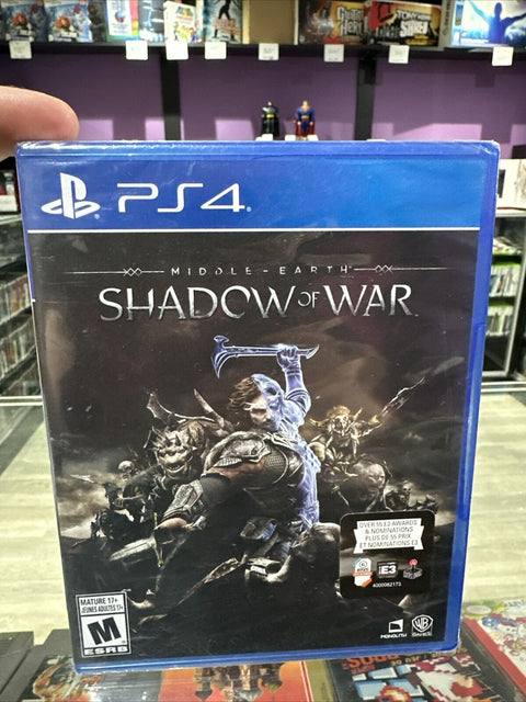 NEW! Middle-Earth: Shadow of War (Sony PlayStation 4, 2017)  PS4 Factory Sealed!