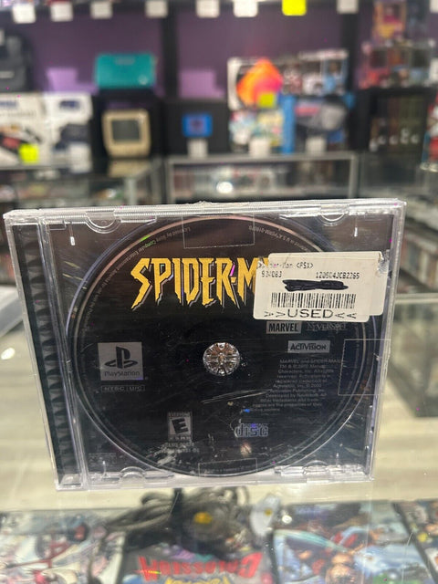 Spider-Man (Sony PlayStation 1, 2000) PS1 Tested! *No Manual*