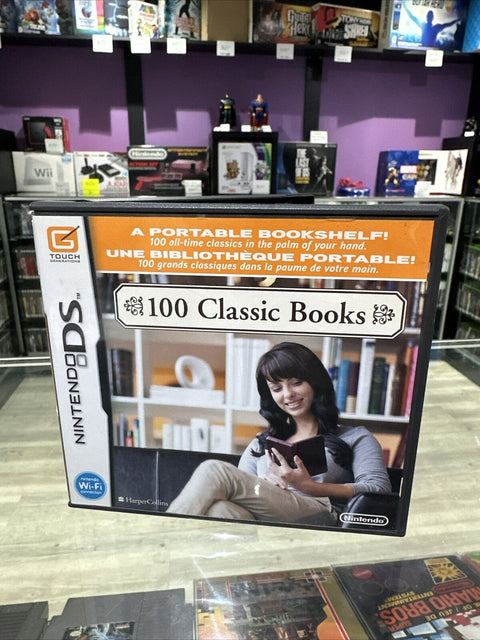 100 CLASSIC BOOKS (Nintendo DS) CIB Complete Tested!