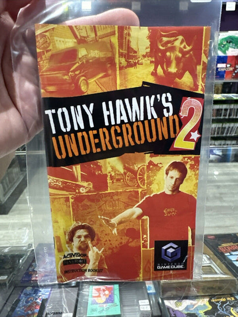 *Manual Only* Tony Hawk's Underground 2 - Nintendo Gamecube GC Instructions