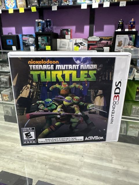 Teenage Mutant Ninja Turtles (Nintendo 3DS, 2013) CIB Complete Tested