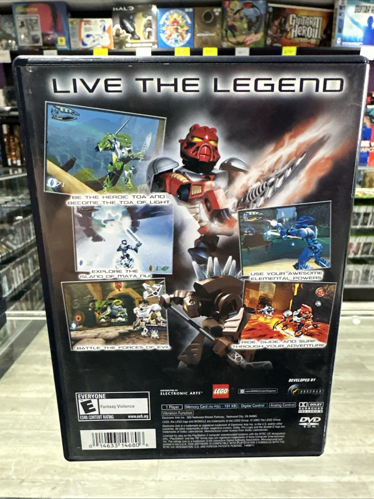 Bionicle (Sony PlayStation 2, 2003) PS2 CIB Complete Tested