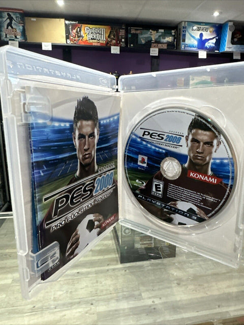 Pro Evolution Soccer 2008 (Sony PlayStation 3, 2008) PS3 CIB Complete Tested!