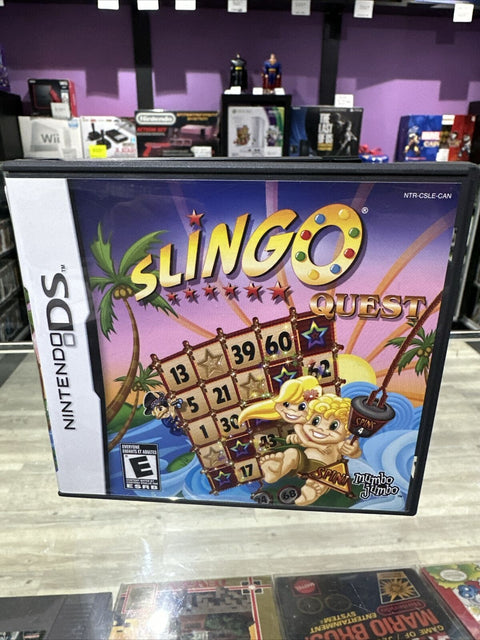 Slingo Quest (Nintendo DS, 2008) CIB Complete Tested!