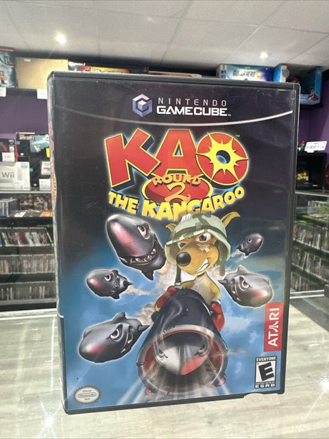 Kao the Kangaroo: Round 2 (Nintendo GameCube, 2006) CIB Complete Tested!