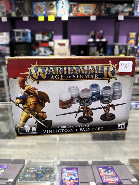 Warhammer Age of Sigmar - Stormcast Eternals Vindictors + Paint Set - New