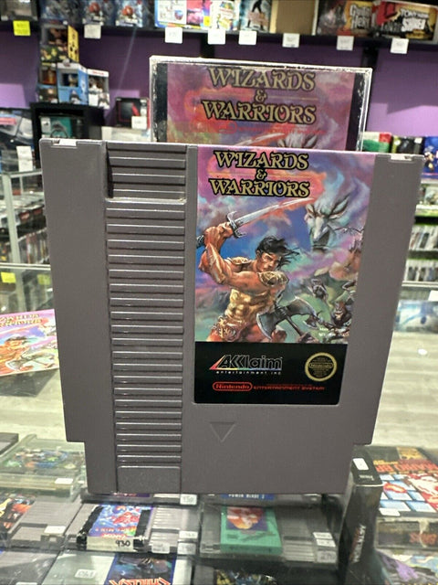 Wizards & Warriors (Nintendo Entertainment System, 1987) NES Complete Tested!