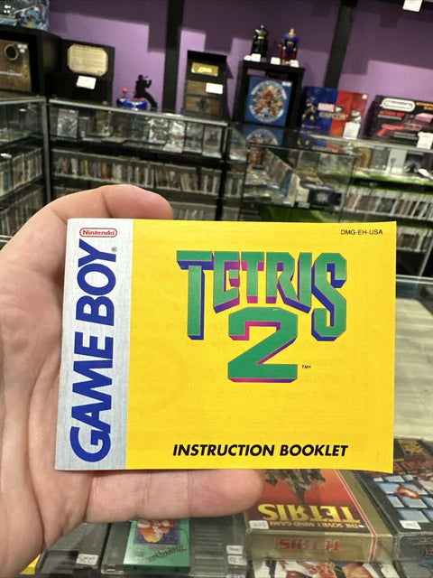 Nintendo Game Boy TETRIS 2 Instruction Booklet Manual Only