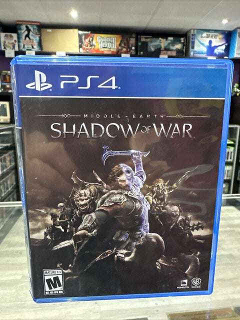 Middle-Earth: Shadow of War (Sony PlayStation 4, 2017) PS4 Tested!